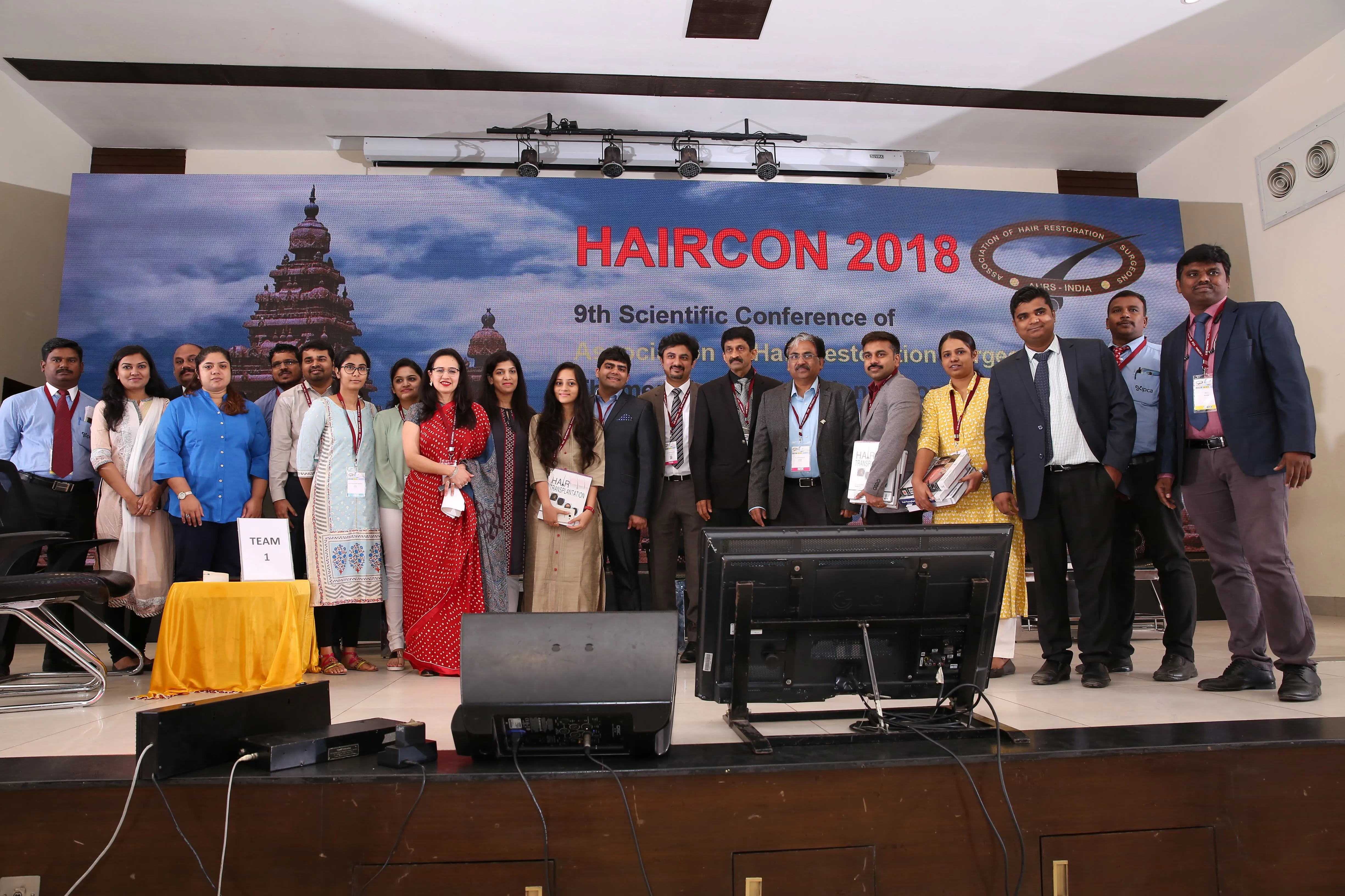 Second Rank National Hair Transplant Quiz at Haircon 2018 Chennai