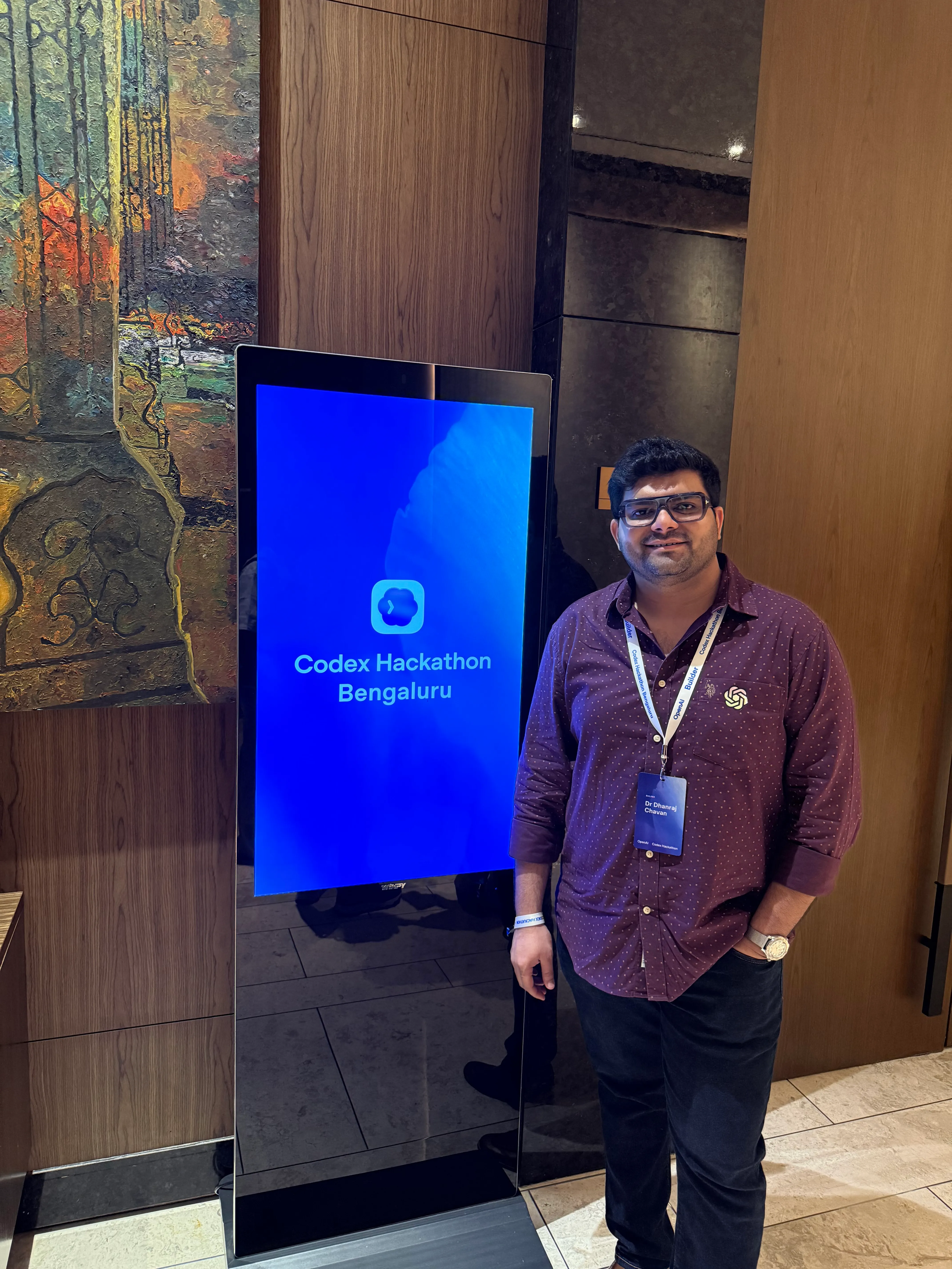 OpenAI Codex Community Hackathon, Bengaluru, April 2026