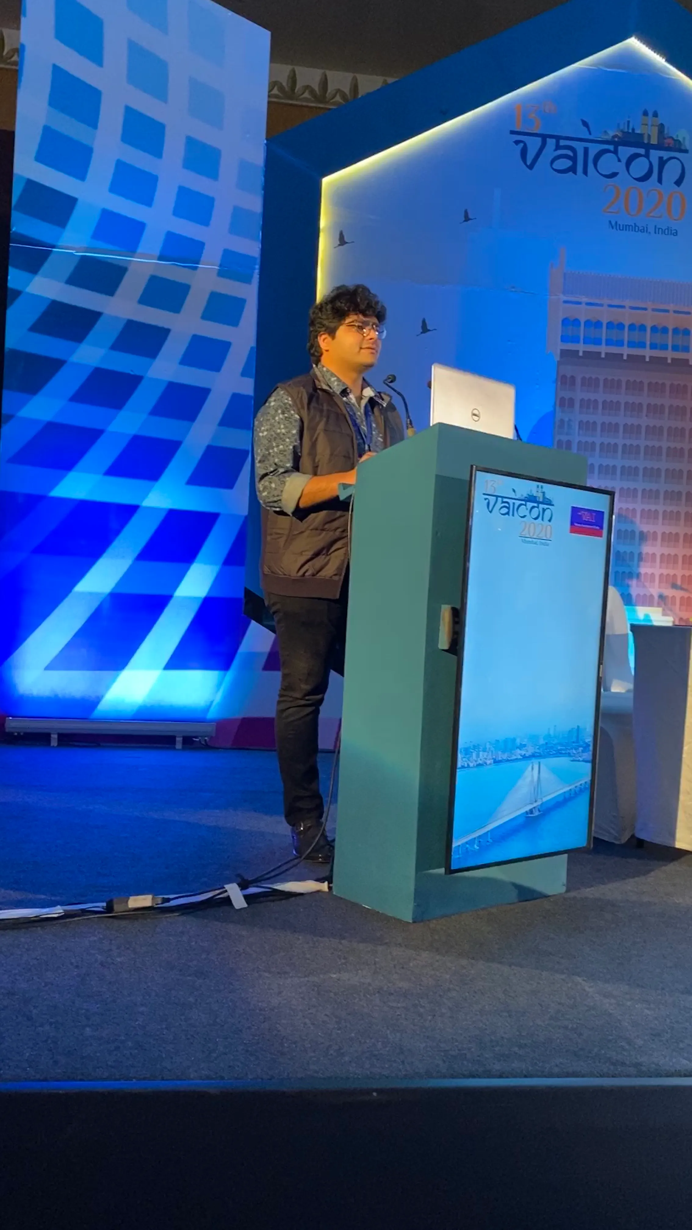 VAICON 2020 Mumbai lectern