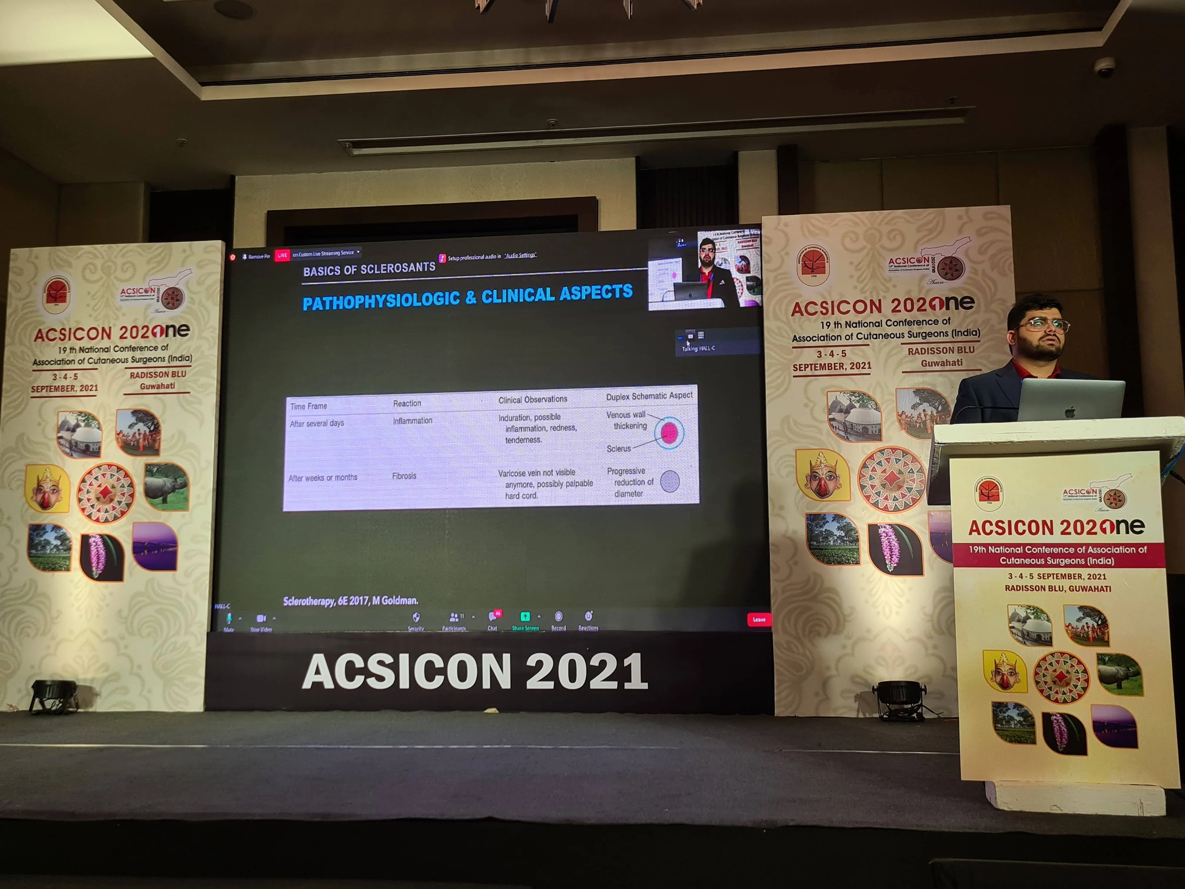 ACSICON 2021 Guwahati - sclerotherapy talk