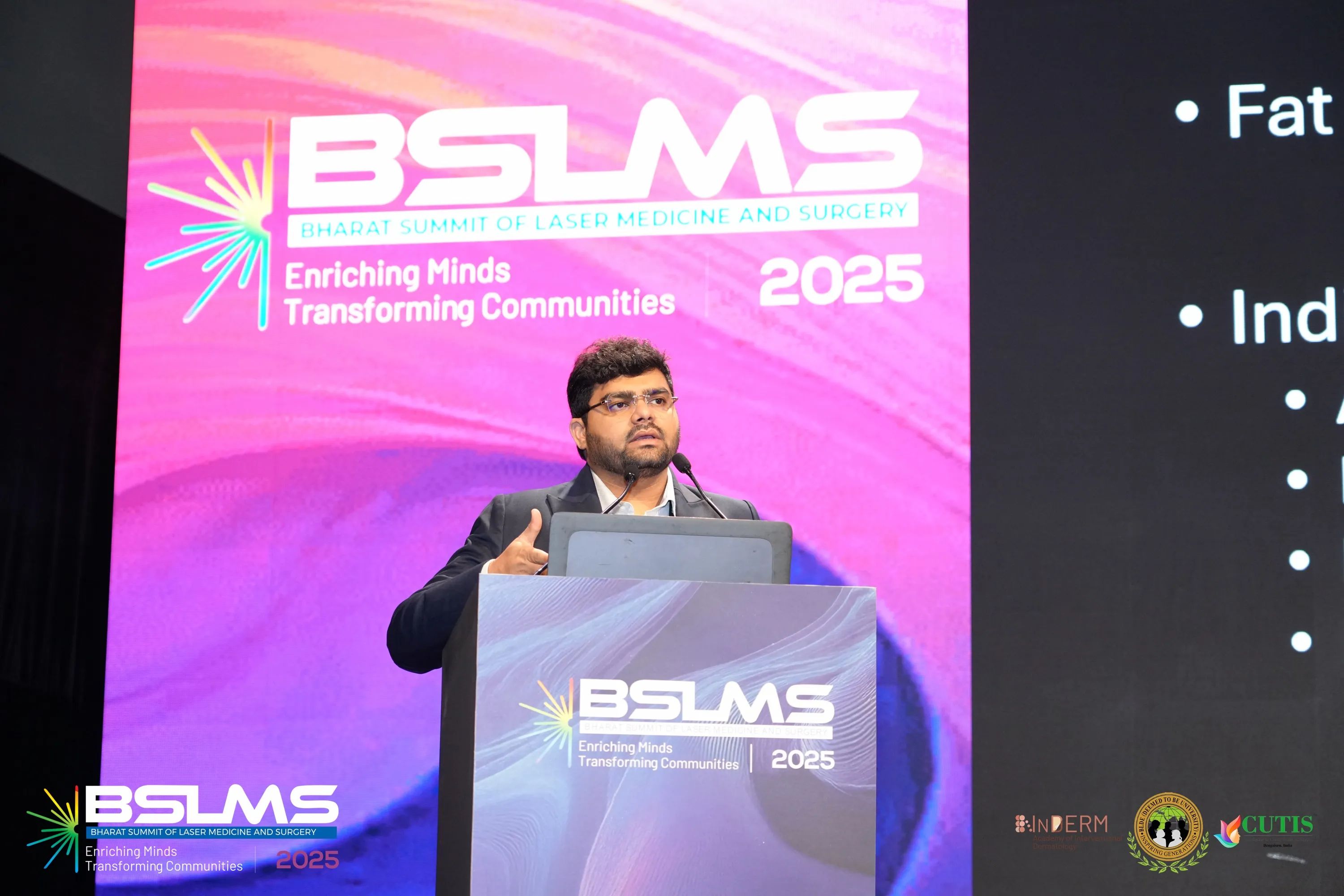 BSLMS 2025 podium - Lasers + Fat: Why Combine?