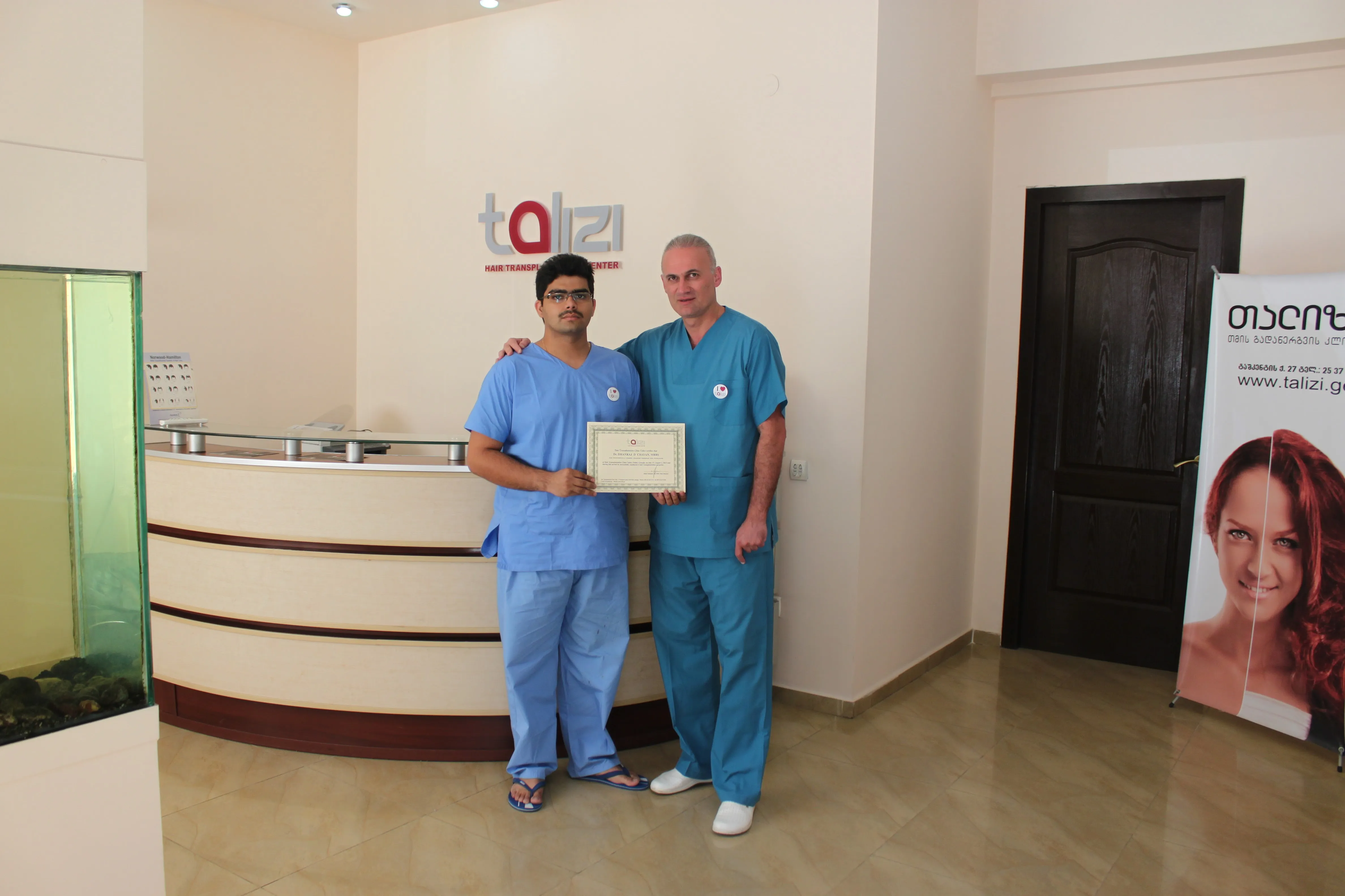 Dr Dhanraj Chavan with Dr Akaki Tsilosani