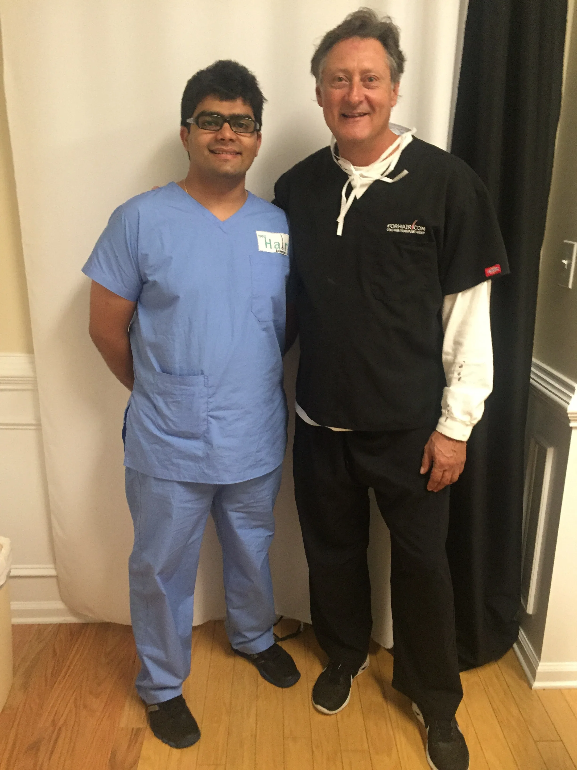 Dr Dhanraj Chavan with Dr John Cole