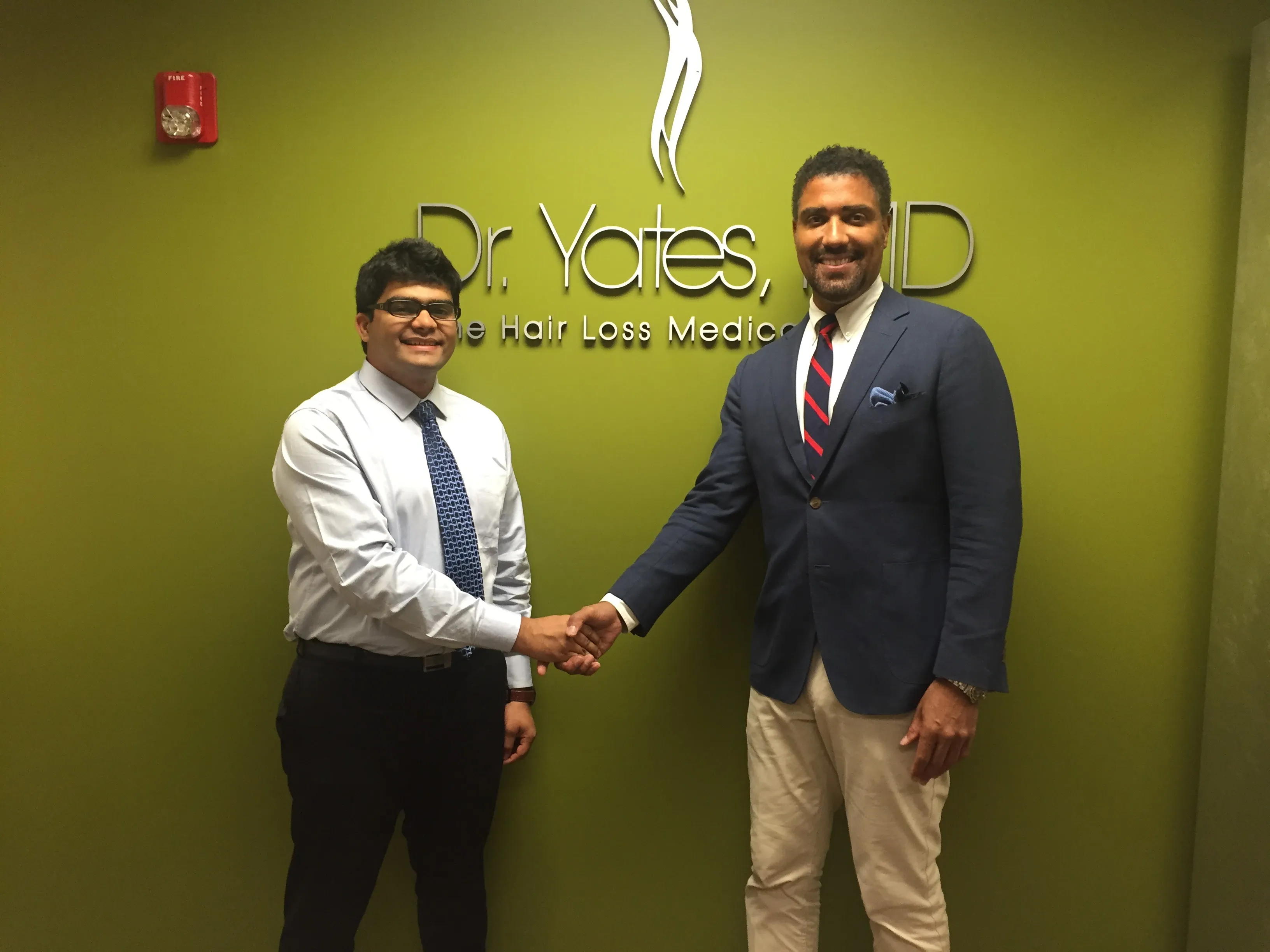 Dr Dhanraj Chavan with Dr William Yates