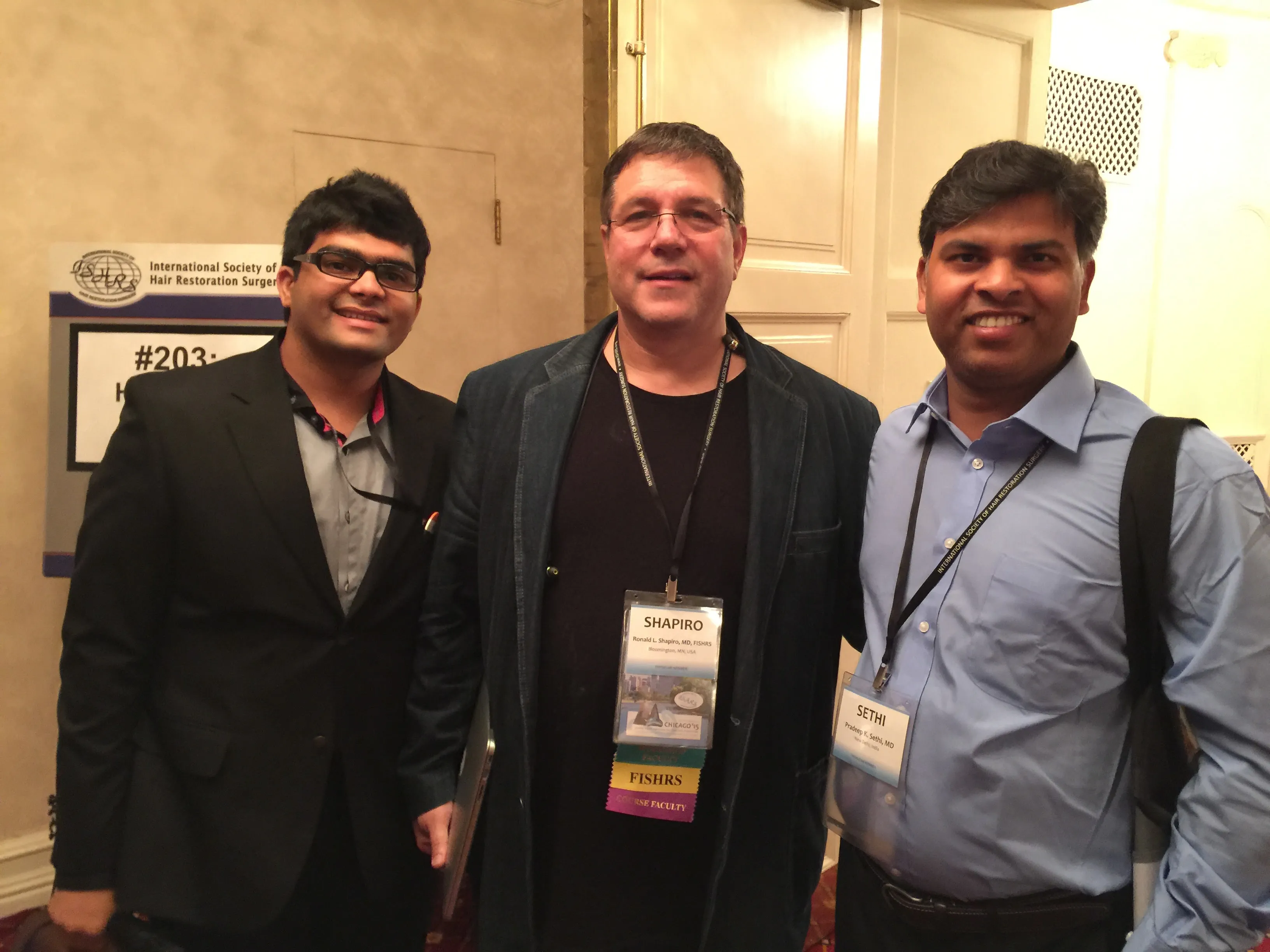 Dr Dhanraj Chavan with Dr Pradeep Sethi