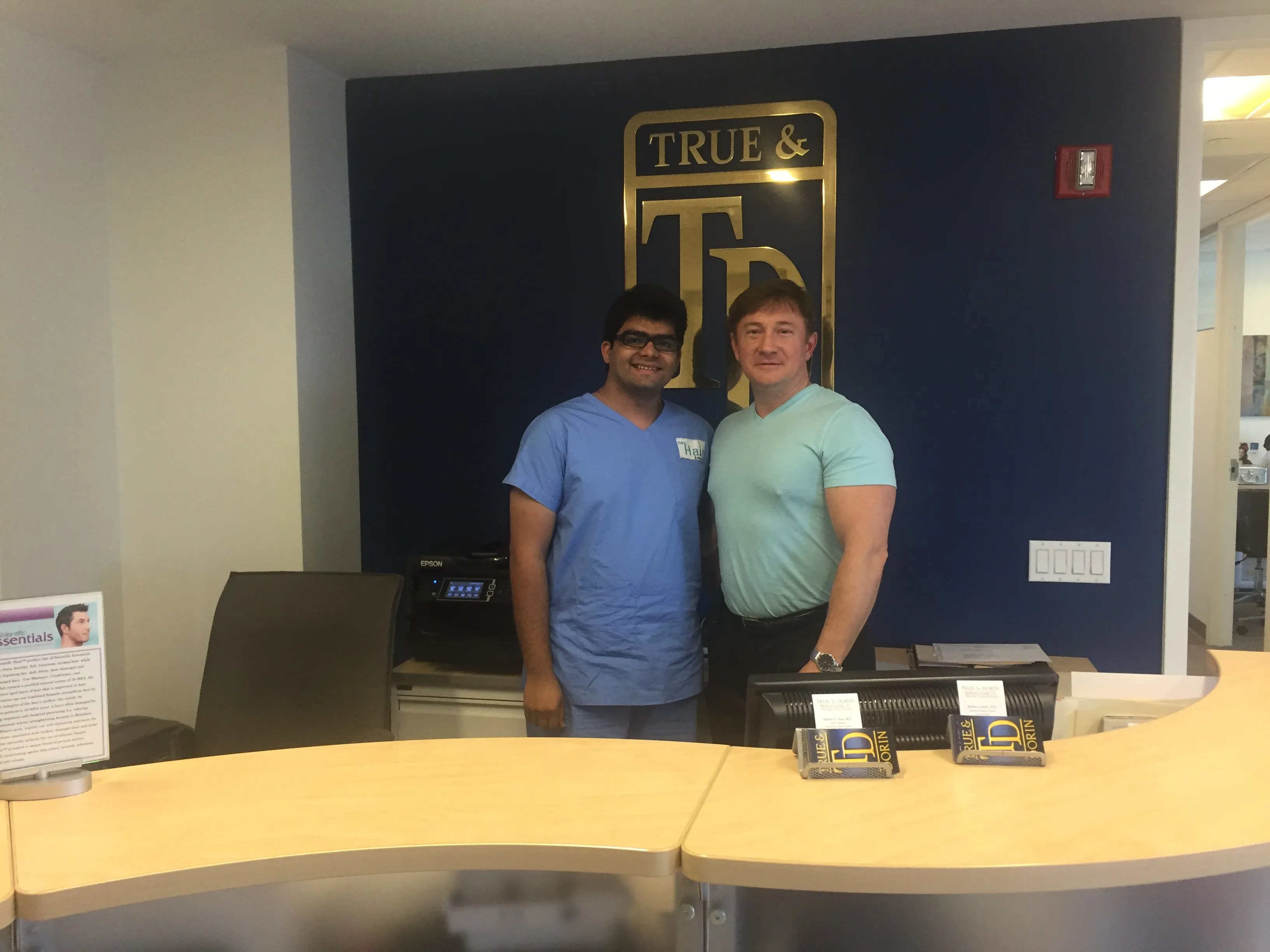Dr Dhanraj Chavan with Dr Robert Dorin