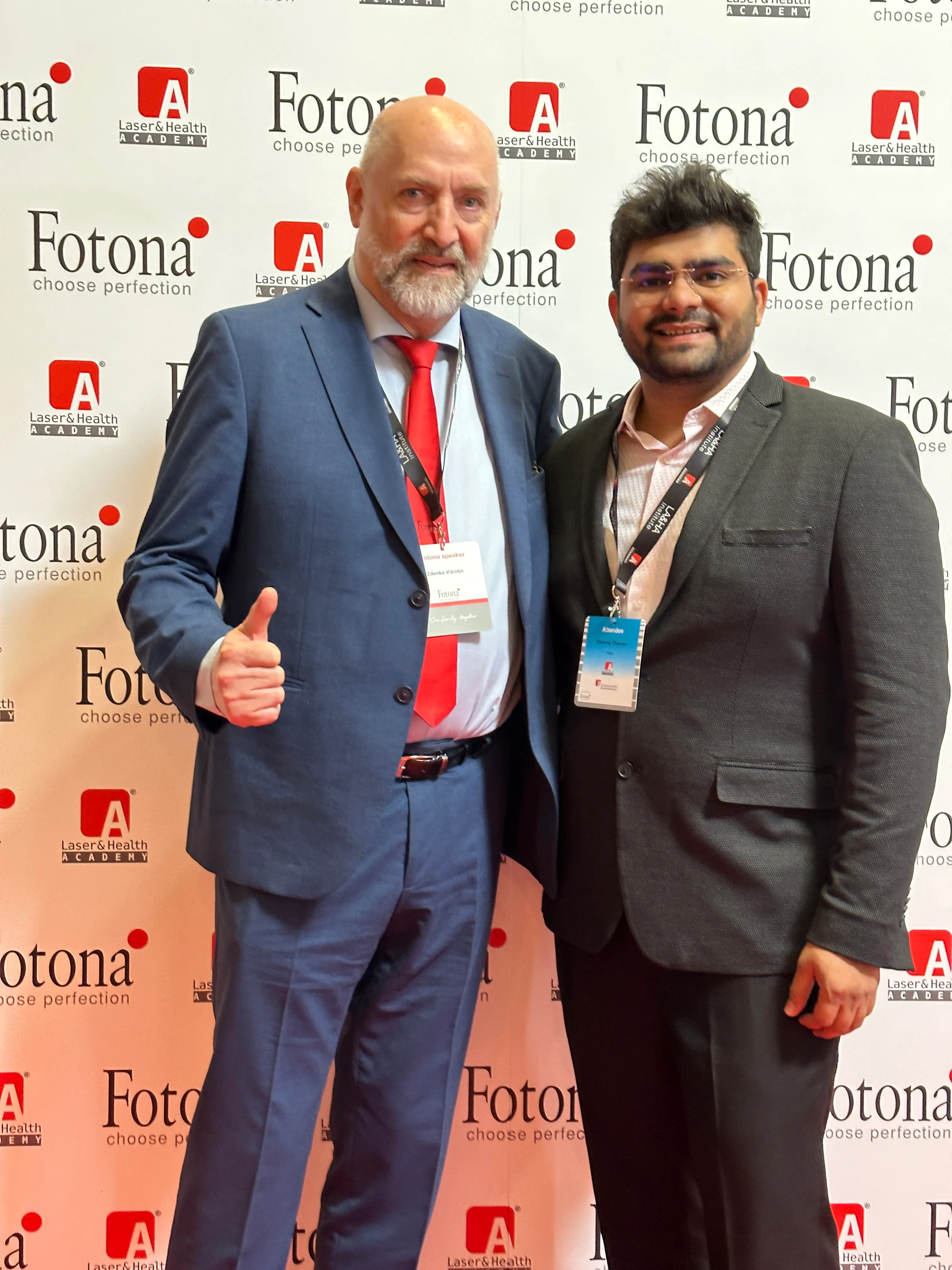 Dr Dhanraj Chavan with Dr Zdenko Vižintin