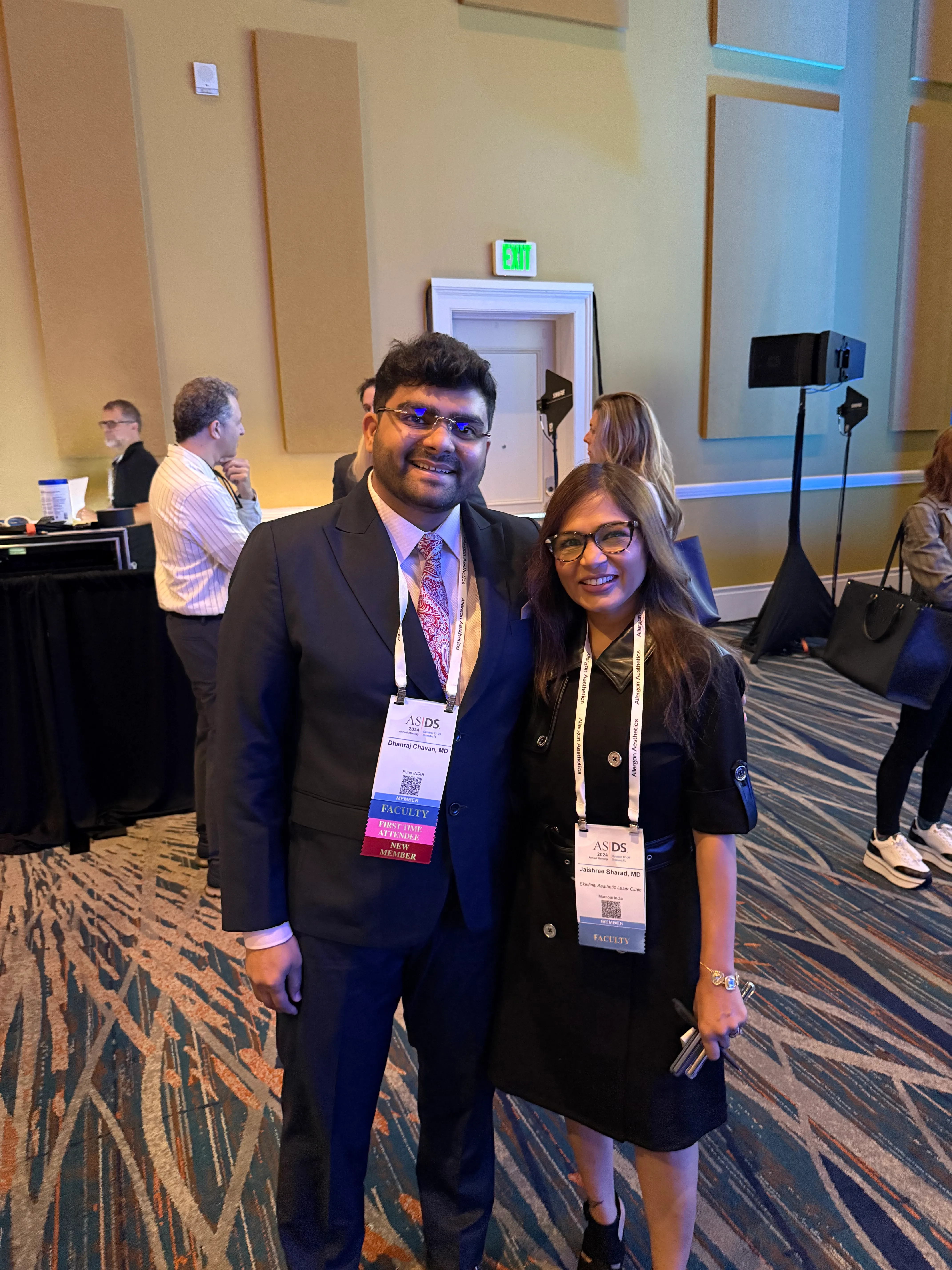 Dr Dhanraj Chavan with Dr Jaishree Sharad