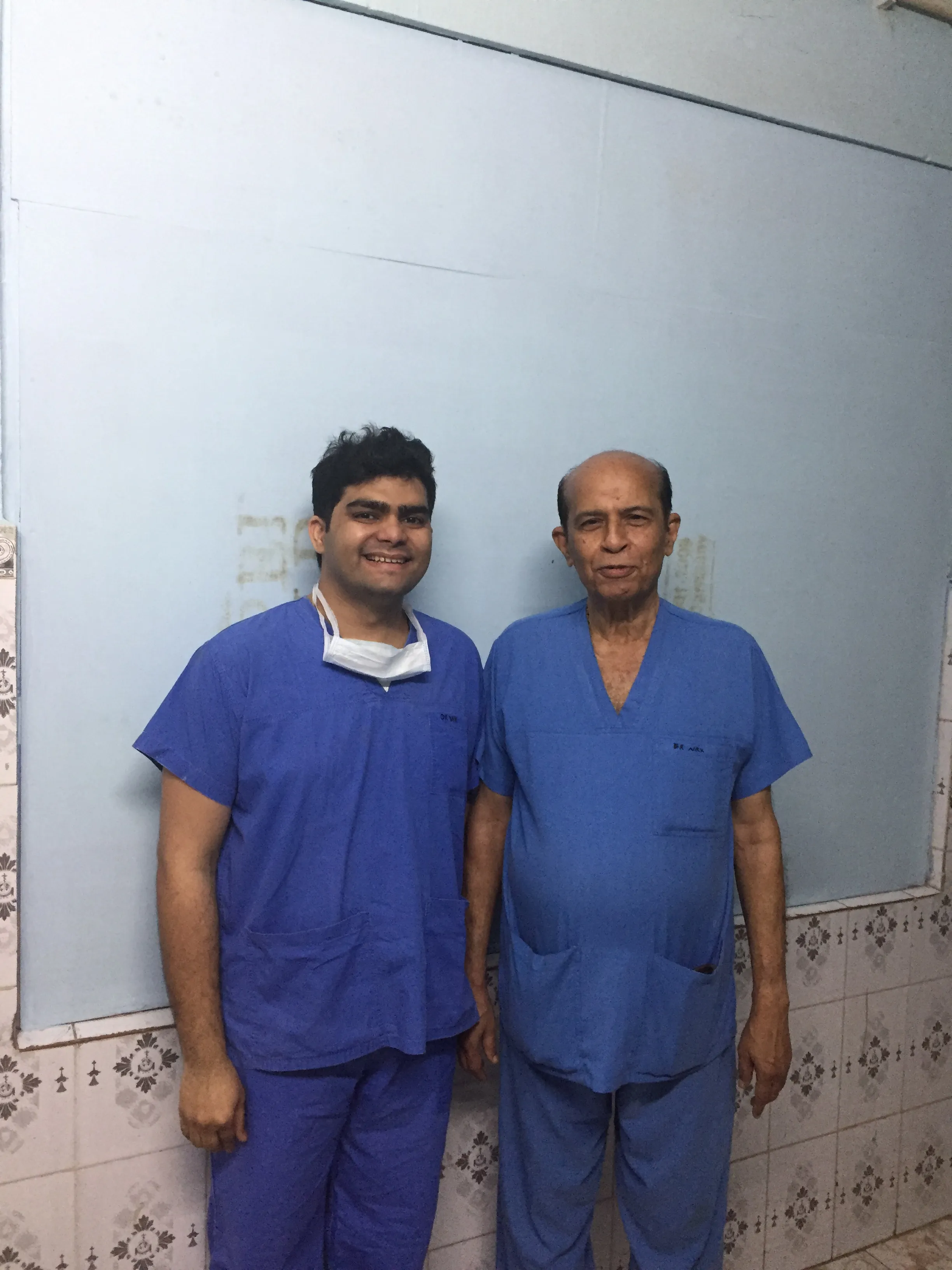 Dr Dhanraj Chavan with Dr N. Radhakrishnan