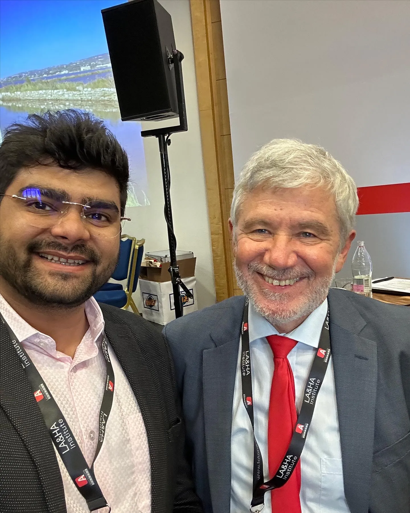 Dr Dhanraj Chavan with Dr Matjaž Lukač